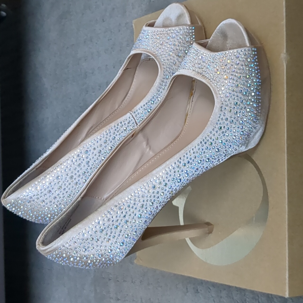 Charlotte Russe Sparkling Heels - Picture 1 of 9